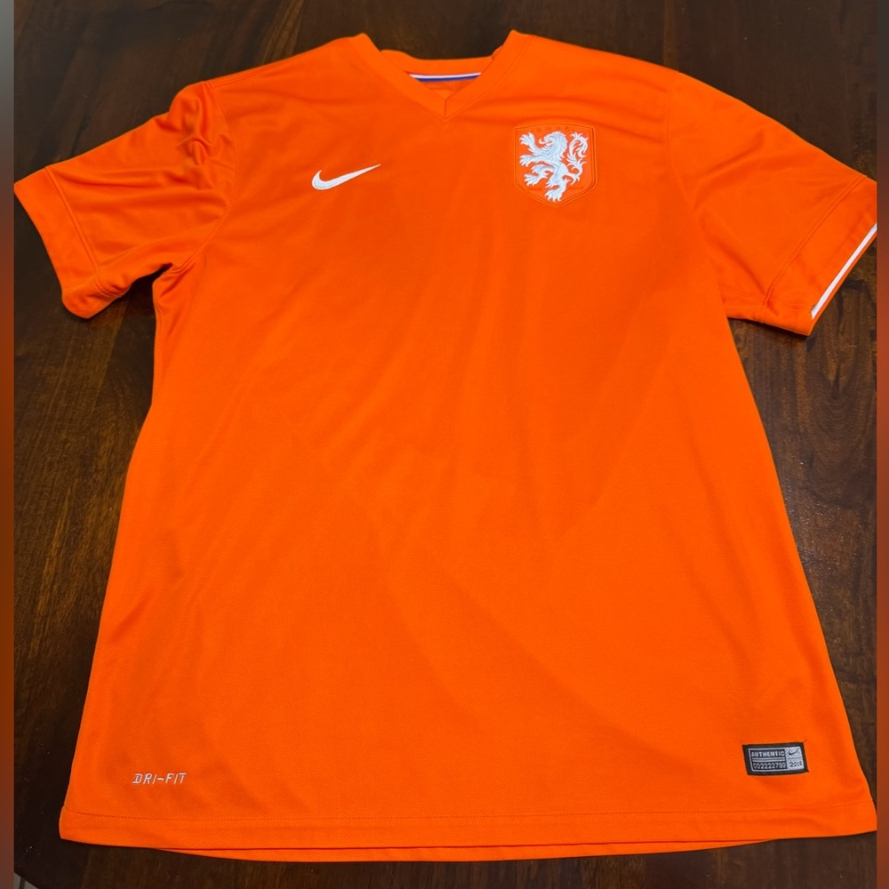 Nike Football shirt soccer Netherlands Holland Home 2014/2015 Player Issue XL